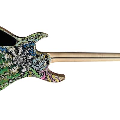 One Off BootLegger Guitar Absinthe Green Fairy 2025 - Custom Art California Build image 9