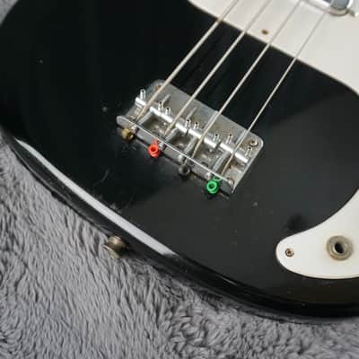 Heart Man Suzuki Precision/Musicmaster Style Bass 1970s - Black image 5