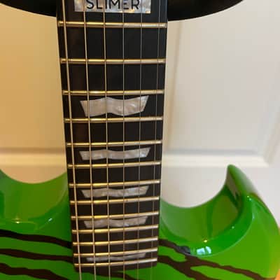 ESP LTD RARE ESP LTD Slimer Viper Tony Perry Signature Guitar Mint 2015 Green / black image 9
