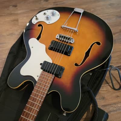 1966 Mosrite Celebrity III 3 Electric Guitar Sunburst All Original Great Condition! image 6