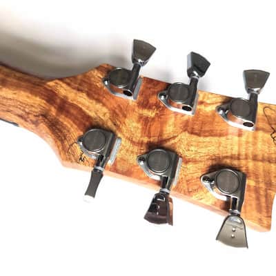 (made in Ukraine) Anatoly Dolesko Les Paul Exotic Koa '2018 - Natural image 9