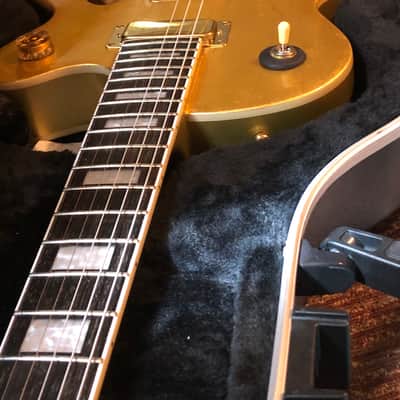 24k Gold Semi hollow electric guitar image 15