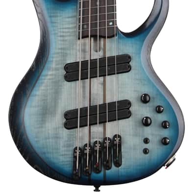 Ibanez BTB Bass Workshop Multi-scale 5-string Electric Bass - Cosmic Blue Starburst Low-gloss image 1