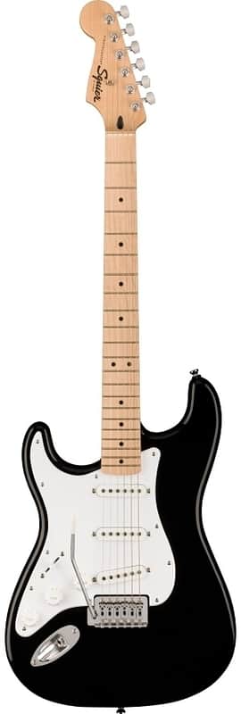 FENDER Squier Sonic Stratocaster MN Black Mancina Left-Handed Chitarra Elettrica image 1