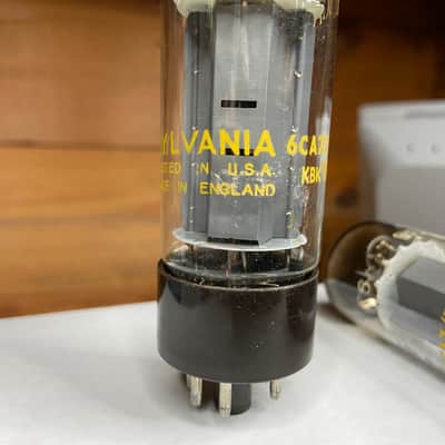 Mullard XF2 EL34 6CA7 Double O Getter - PAIR image 2