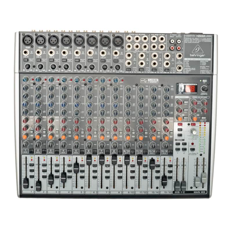 Behringer - Xenyx UB2222USB 22 Input Analog Mixer USED image 1