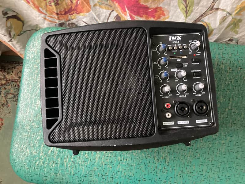 LyxPro SPA 5.5 powered speaker PA 2024 - Black image 1