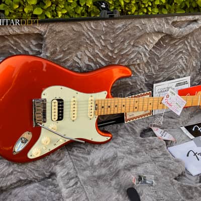 ♚SUPERB♚RARE♚2015 FENDER AMERICAN ELITE STRATOCASTER HSS* USA♚AUTUMN BLAZE♚Ultra image 21