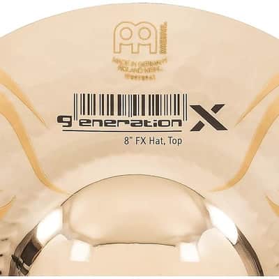 Meinl Generation X GX-8FXH 8" FX Hat, pair (w/ Video Demo) image 7