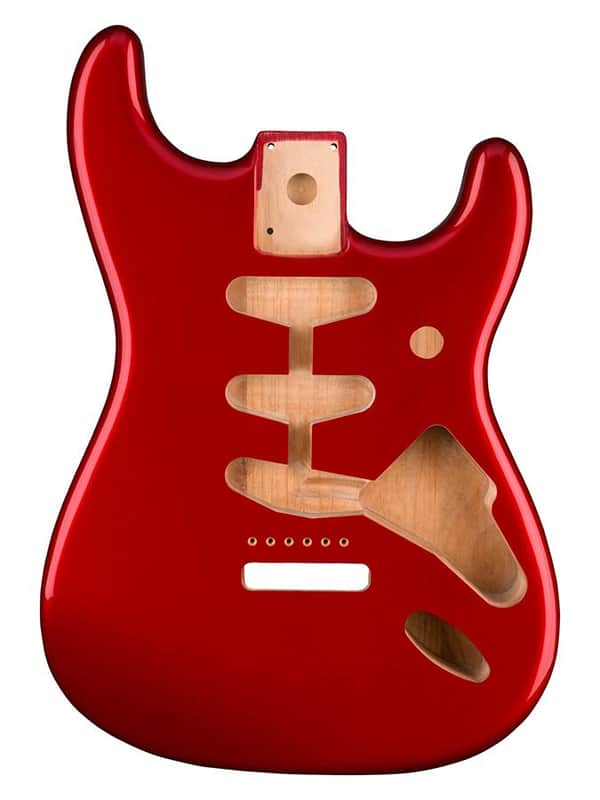 Fender Genuine Replacement Part Stratocaster body (vintage bridge) - Candy Apple Red image 1