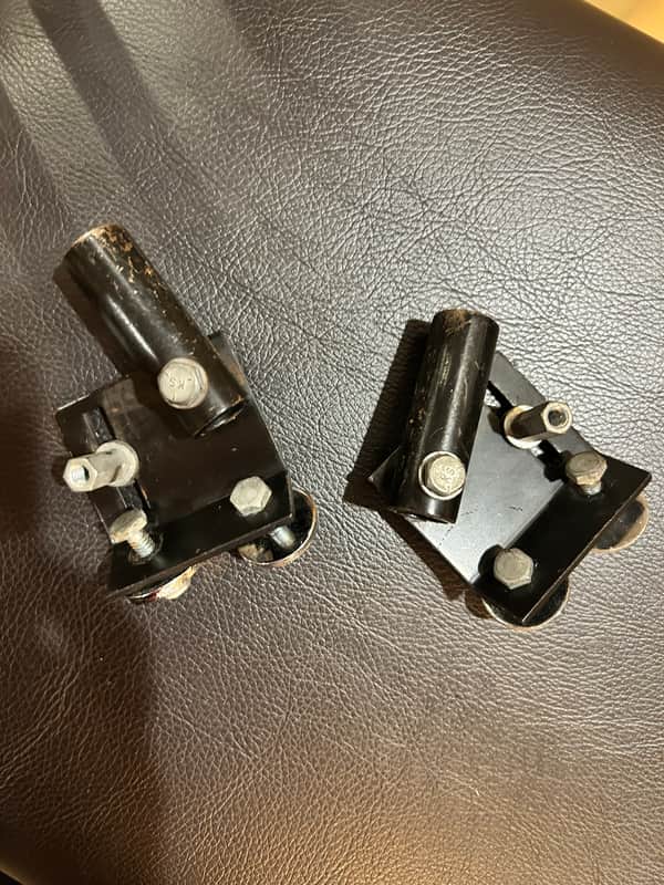 Slingerland Marching Snare Mounts 1960s/70s - Steel image 1