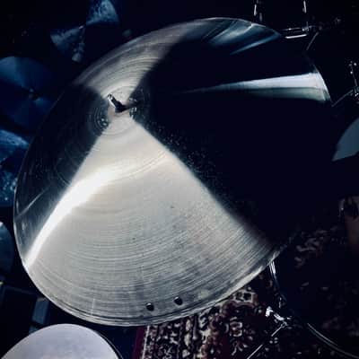 Kmicic cymbals Kmicic Deep Sweet Flat Ride 23” Bronze with 2 rivets 2024 - Satin b20 bronze image 1
