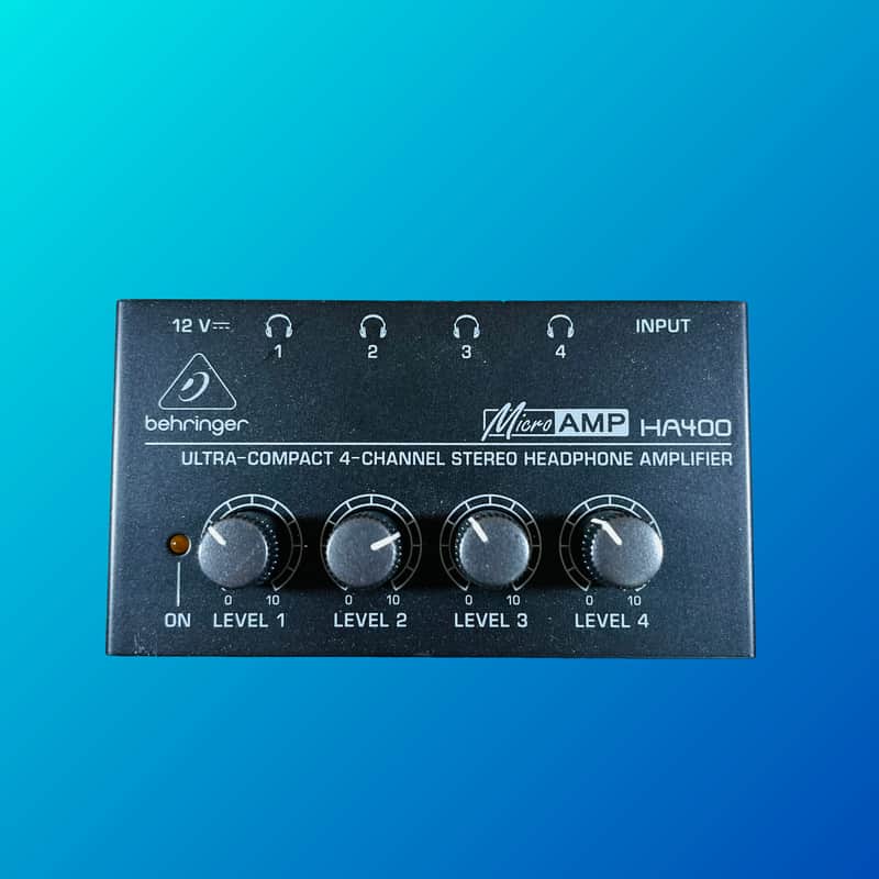 Behringer MicroAMP HA400 4-Channel Headphone Amplifier image 1