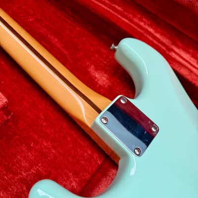 2010 Fender Classic '50s Stratocaster Surf Green w/Fender Black Tolex Hardcase image 12