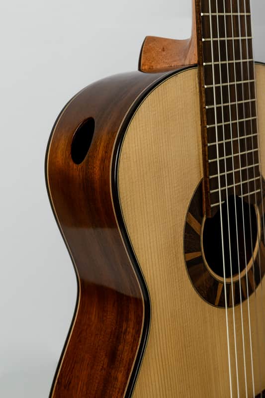 MADE TO ORDER Classical Guitar 7 strings Full Solid Woods Brazil Handmade Zorrer - French polish image 1