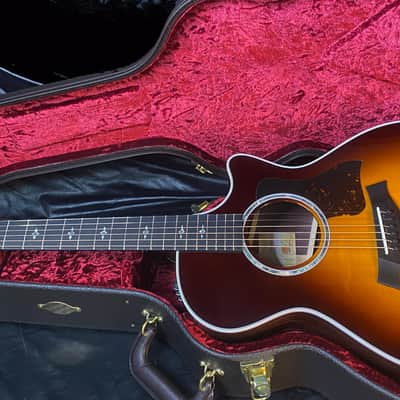 Taylor 412ce V-Class Acoustic-Electric Guitar Shaded Edge Burst - Authorized Dealer - 4.45 lbs - G05681 - OPEN BOX - SAVE BIG! image 11