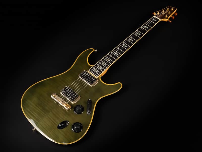 1998 Ibanez S-Classic SC620 - Black Green | Vintage Japan Premium