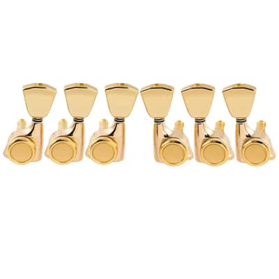 Brio 3x3 Locking Tuners 18:1 Ratio • Full Sealed Locking Machine Heads - Gold image 1