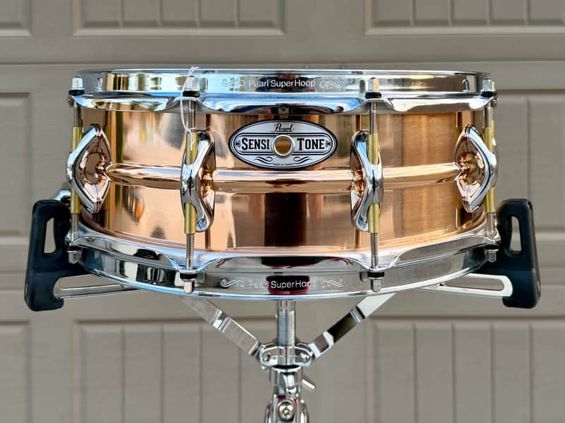 Pearl STA1450PB SensiTone Premium 14x5" Beaded Phosphor Bronze Snare Drum 2014 - 2020 - Bronze image 1