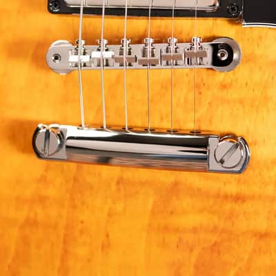 Gibson ES-335 Figured Semi-Hollow Electric Guitar - Honey Amber with Hardshell Case image 13