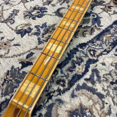 Used Moon Bass JB-4 Marcus Miller Tribute Sadowsky mod - Clear finish image 5