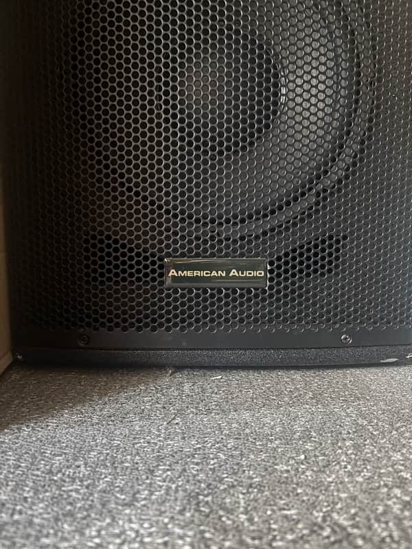 American Audio STK-106W Portable Column Line Array PA System 10" Mains image 1