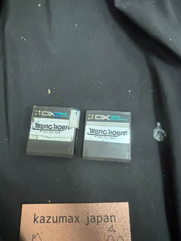 Yamaha DX7 Voice ROM 1 2 Data Cartridge Set Synthesizer Memory