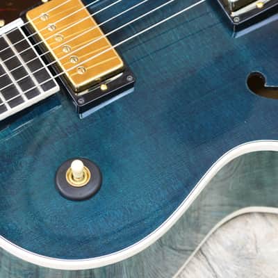 One of a Kind! Gibson L-4 CES Master Model Custom Shop 1997 Turqoise + OHSC! image 7