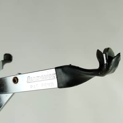 Ludwig Hercules#1374 Snare Drum Stand Chrome Vintage70s Tube-Legs Tripod Chicago image 5