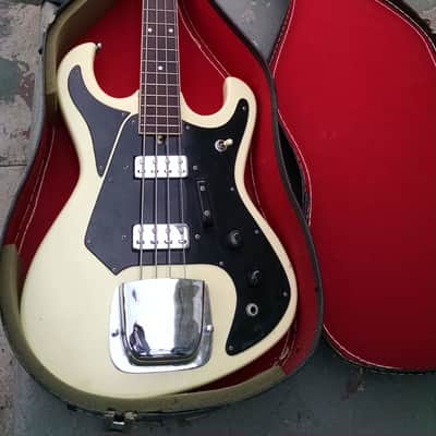 Teisco Bass 1960s White image 15