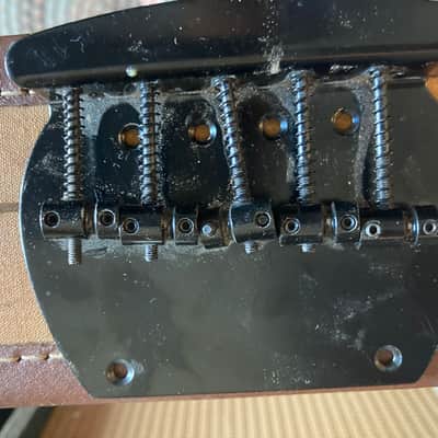 Unknown Music Man Style 5 String Bass Bridge - Black image 1