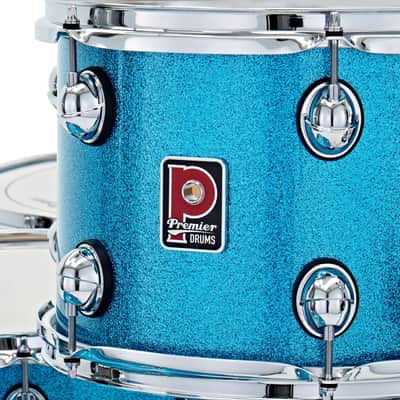 Premier PGH24-4SPAQX Genista Heritage 4 pc 24" Shell Pack Aqua Sparkle Birch image 4