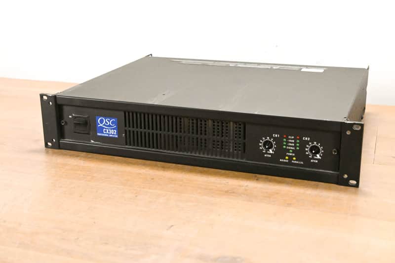 QSC CX302 2-Channel Power Amplifier CG0127H image 1