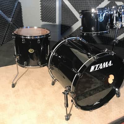 Tama Starclassic Maple 10, 12, 16, 22 Piano Black Drum Set w/Cases Made In Japan image 4