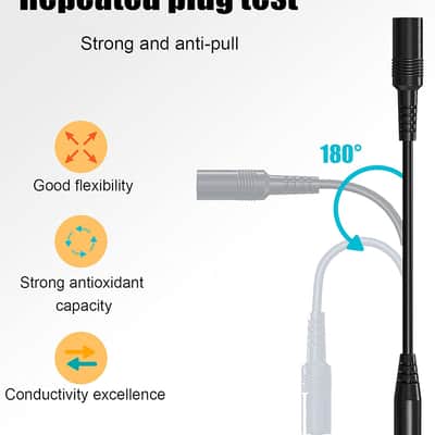 DC 9V Guitar Pedal Power Supply Adapter with 5 Way Daisy Chain Cables Fit for 9V DC 1A (1000mA) Negative Tip Guitar Effect Pedal image 2