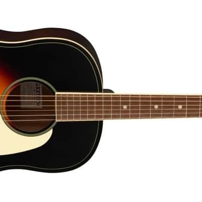 Gretsch Jim Dandy Dreadnought 6-String Right-Handed Acoustic Guitar with Walnut Fingerboard (Rex Burst) image 4