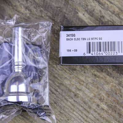 Bach 341 5G Large Shank Trombone Mouthpiece image 2