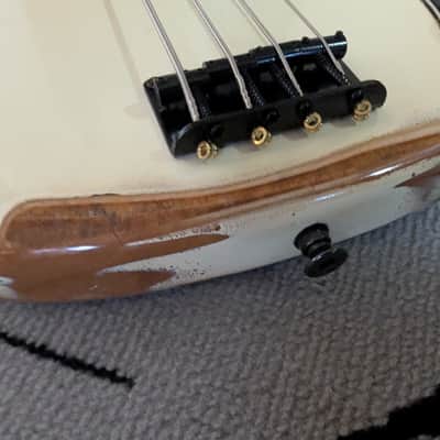 Custom Fender Squier Precision P Bass w/ EMG Geezer Butler Signature Pickups image 5