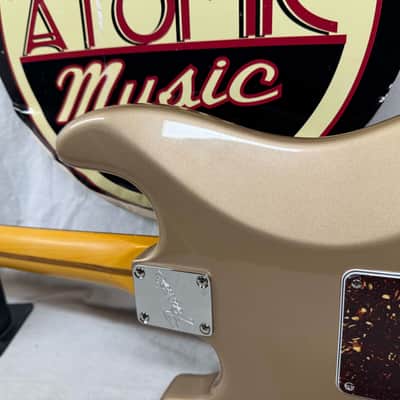 Parts Warmoth Alder body + 2022 Fender American Professional II neck Stratocaster Guitar with Case - Fire Mist Gold image 14