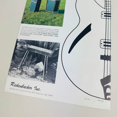 Rickenbacker Guitar Catalog 1968 image 2