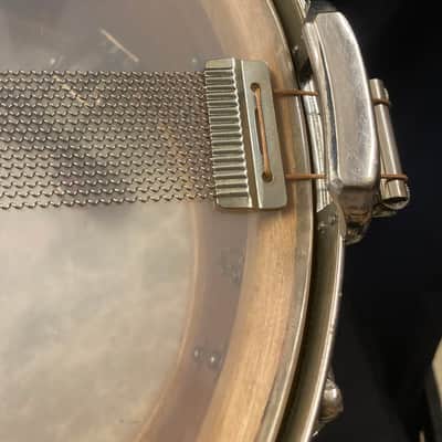 Slingerland - 8x14" Radio King 1940s-50s, 3 Ply, Deep Concert / Dance Model Snare Drum - Marine Pearl/Nickel STUNNING!! image 20