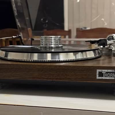 VINTAGE THORN RESTORED TURNTABLE/33/45 SPEED/CHROME EDITION image 9