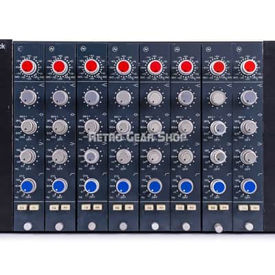 Neve 3115 Mic Preamp EQ 8-Channel Rack with PSU Vintage Microphone Preamp Equalizer x8 33115 image 2