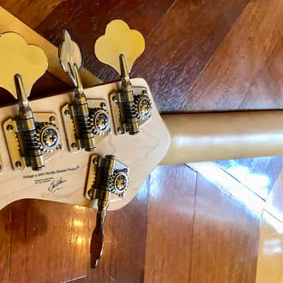 NEW Vintage VJ75 ReIssued Maple Fingerboard Bass Guitar ~ 5-String ~ Sunburst image 16