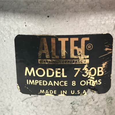 Altec Lansing 730B 1" Compression Horn Driver Pair image 2