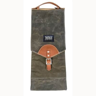 Tackle Waxed Canvas Compact Drum Stick Bag Forrest Green image 1