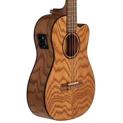 OA-CEB Oak Baritone Acoustic-Electric Ukulele