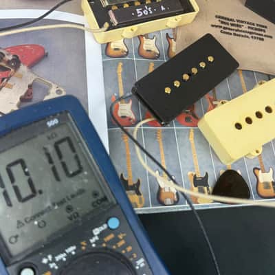 GVT®️ “ NOS Wire “ Handwound Pickup set for Jazzmaster ®️ “ Original 1955 Anaconda Heavy formvar magnet wire “ Semie Moseley . image 10