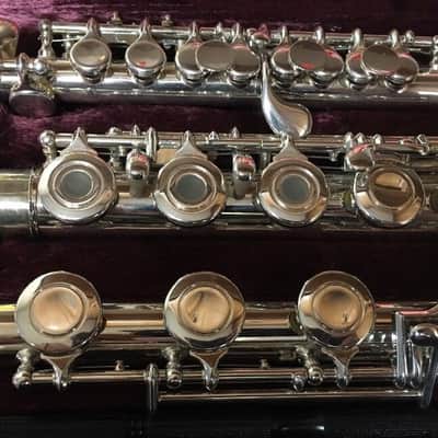 Artley Model 5-0 Flute-Solid Silver Head W/ 15P Piccolo & Case, CLEAN!! image 4