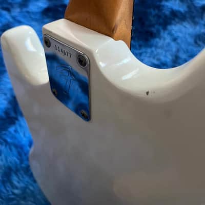1966 Fender Mustang Electric Guitar All Original - Olympic White image 16